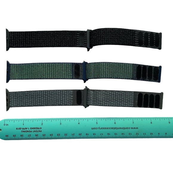 NEW 3 Nylon Sport Bands Apple Watch 38/40/41mm - Picture 4 of 8